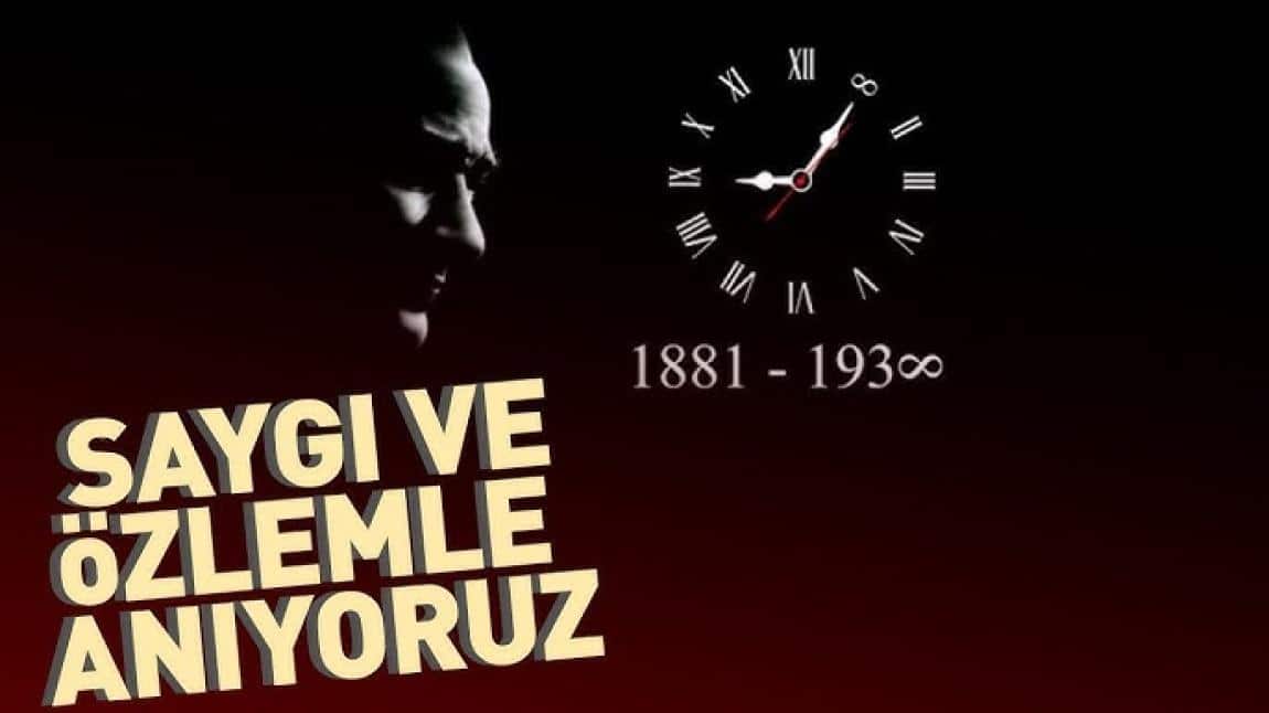  Okulumuzda 10 Kasım Atatürk'ü anma günü ve Atatürk haftası